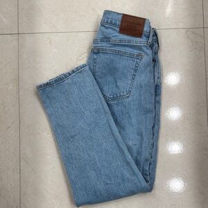 Abercrombie & Fitch Men's Light Blue Straight Jeans